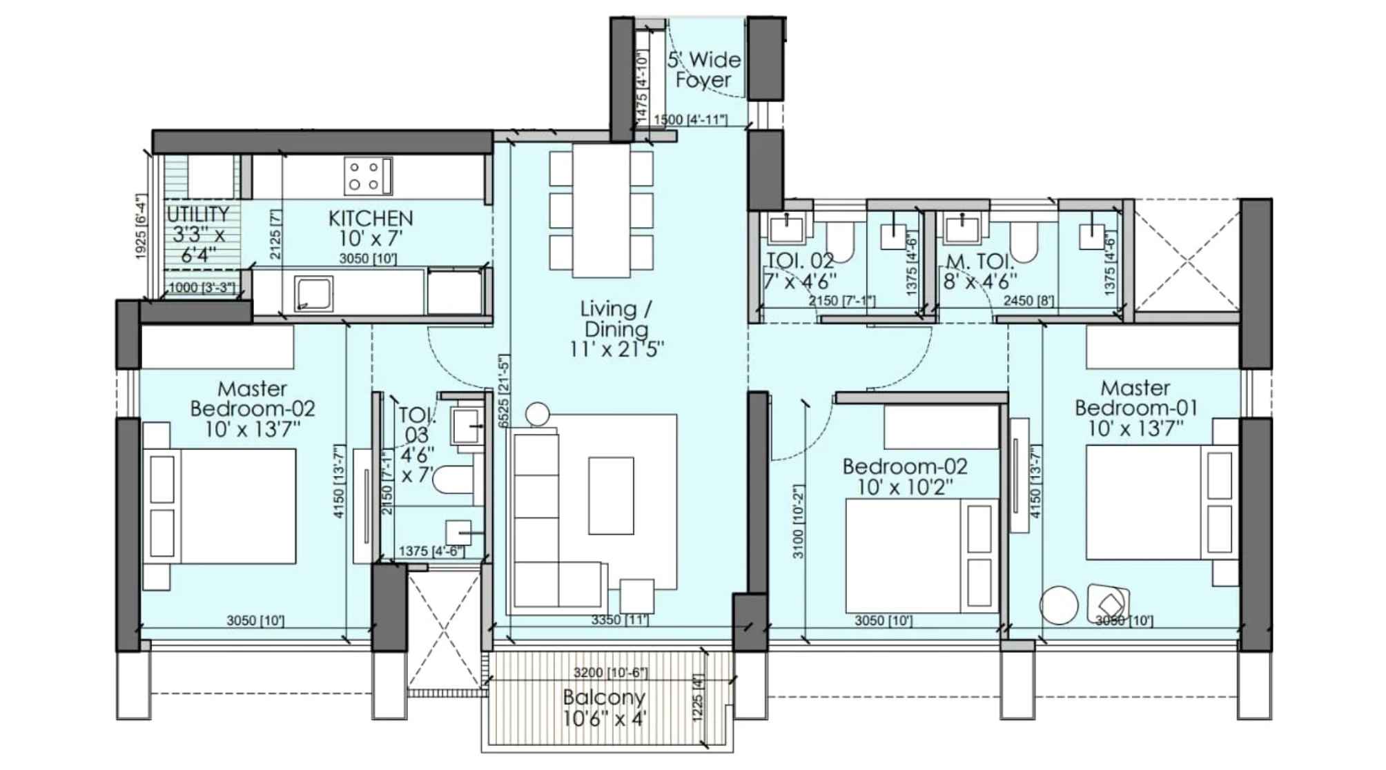 Runwal-25-hour-life-Floor-Plan-Tower-C1-3-BHK-920-sqft.jpg